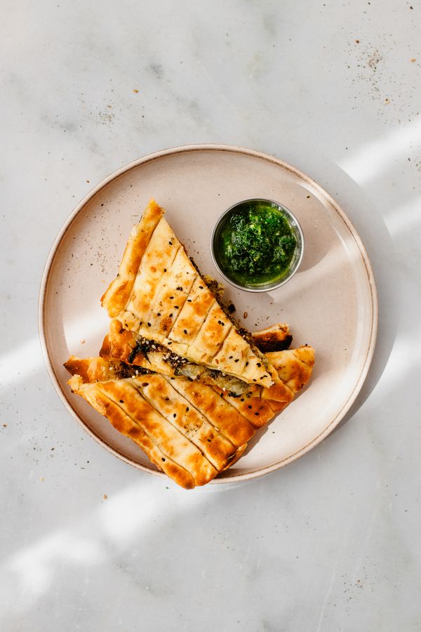 Flatbread tosti met mozzarella