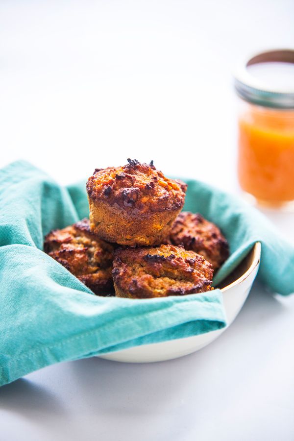 Afbeelding van gezonde zoete aardappelmuffins