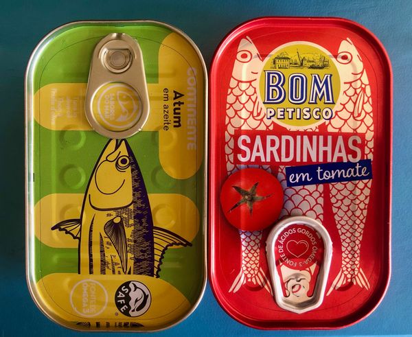 Cans of sardines