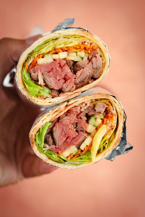 Burrito maken met Koreaanse smaken