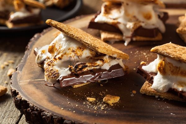 marshmallows roosteren s'mores