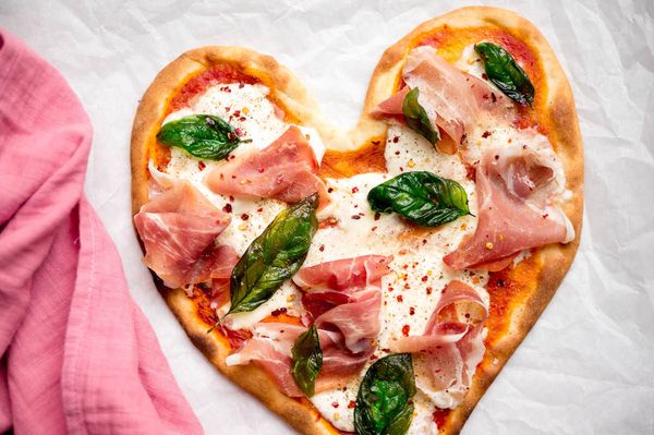 Pizza met burrata: valentijn recept