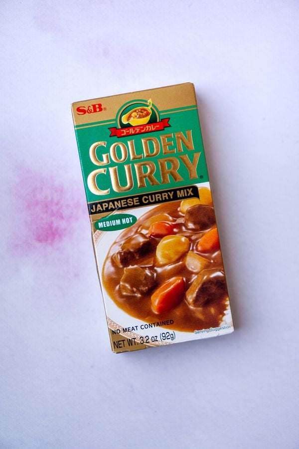 Japanse curry uit een pakje