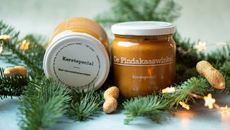 Kerst pindakaas De Pindakaaswinkel