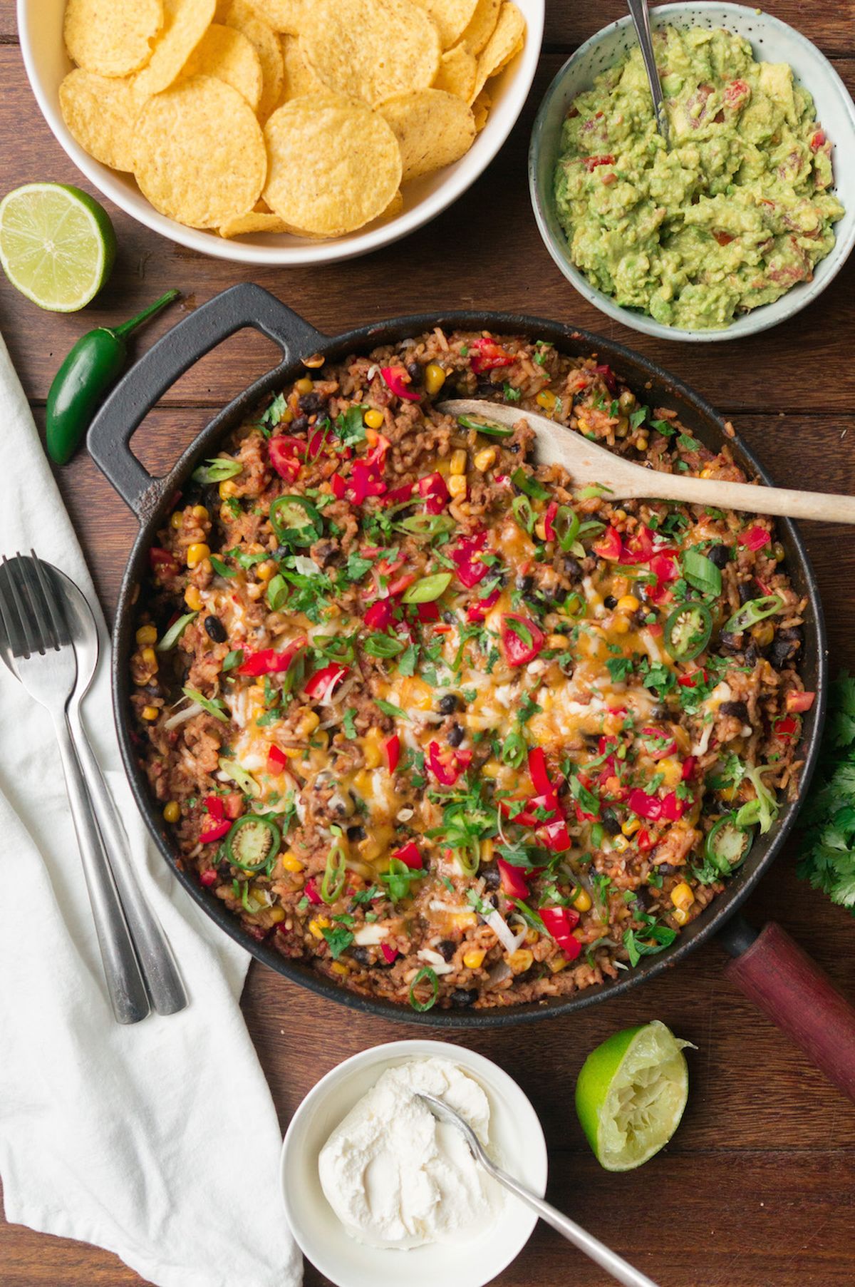 Burritobowl (helemaal in één pan)