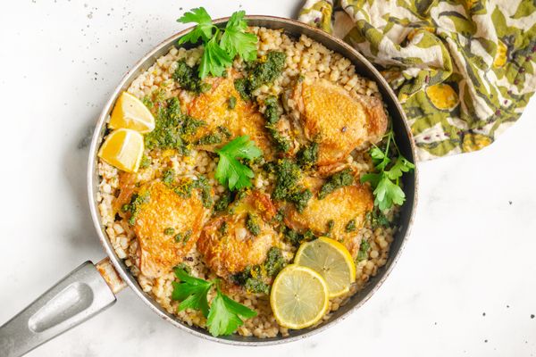 Kip met parelcouscous | parelcouscous met kip