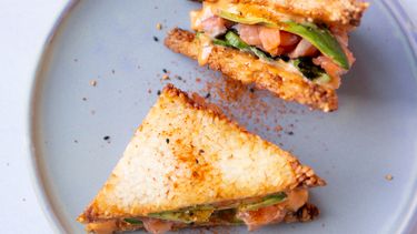 Crispy sushi sandwich maken in de airfryer
