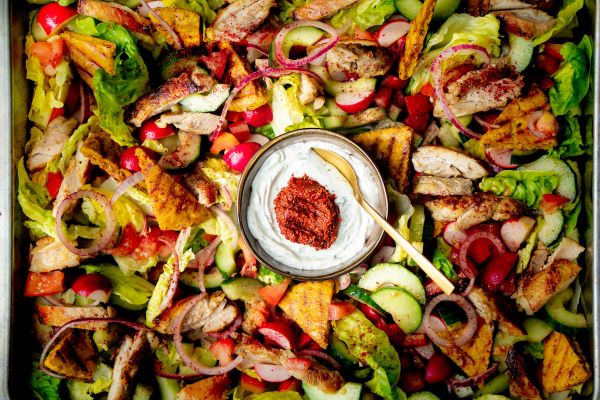 Lebanese meal salad
