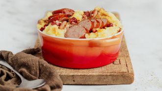 Zuurkoolstamppot met appel