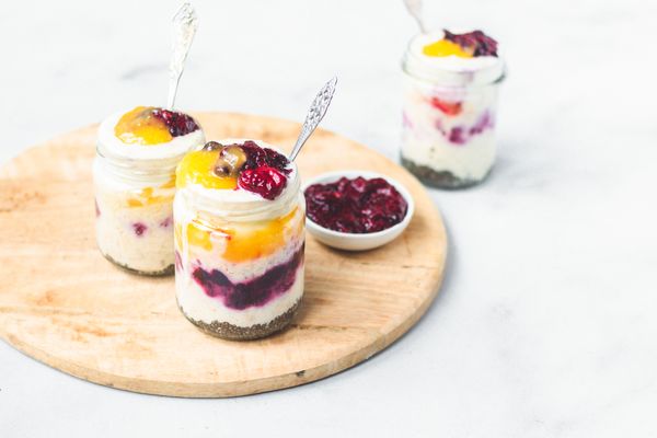 Lemon curd overnight oats | overnight oats met lemon curd