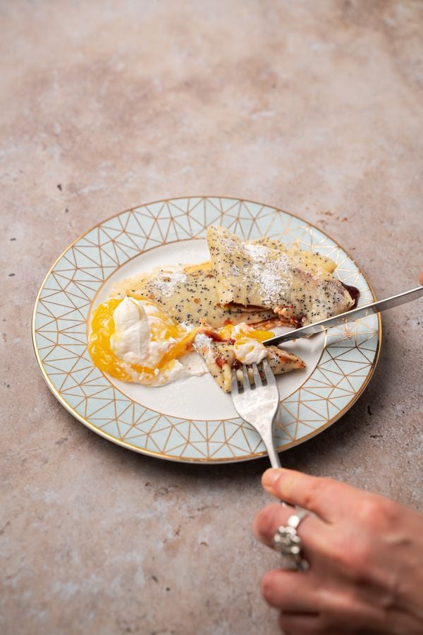 Citroen maanzaadcrêpes