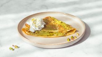 Pistachedessert | pisache pancakes