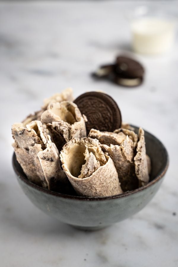 Faeröer koppeling Opschudding Leuk: makkelijke ijsrolletjes van Oreo-ijs maken - Culy.nl