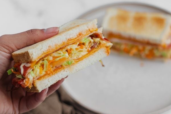 Korean street toast gilgeori toast