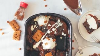 Sticky toffee appeltaart voor Sinterklaas