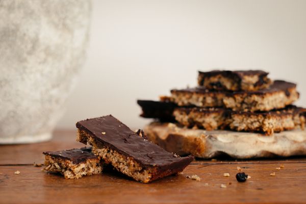 Flapjacks met chocolade