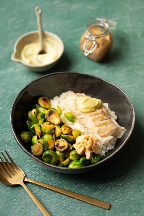 Brussels sprouts with miso