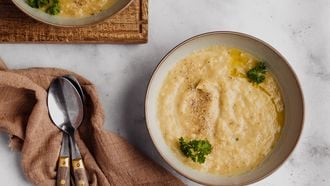 Pastinaaksoep met prei