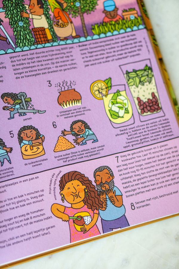 Kinderboek over eten