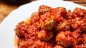 Italiaanse gehaktballetjes in tomatensaus van Toscanini