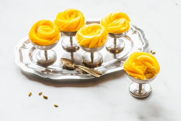 Toetje met mango | Mango tiramisu