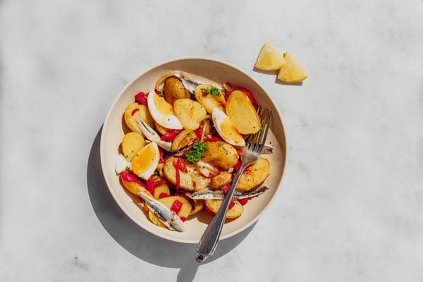 Spaanse aardappelsalade zonder mayonaise