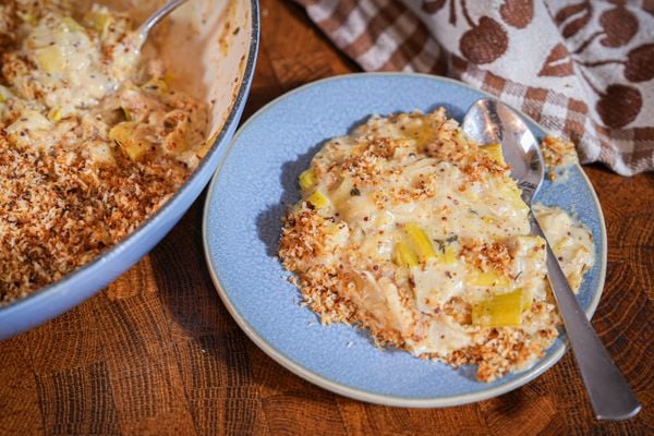 prei schotel / cheesy leeks