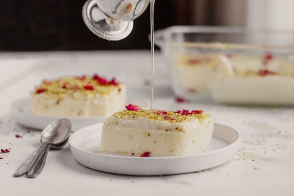 Layali lubnan | layali libnan | griesmeelpudding | semolinapudding | no-bake dessert