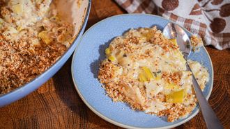 prei schotel / cheesy leeks