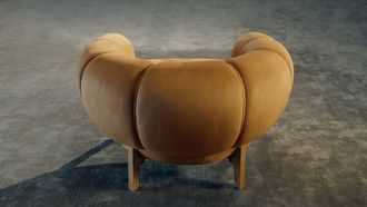 Gubi croissant stoel