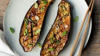 miso aubergines
