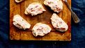 Broodjes met ham en aiolicrème
