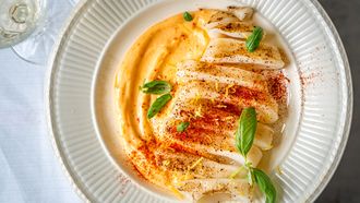inktvis met 'nduja aïoli