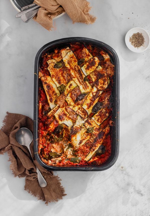 Courgette lasagne