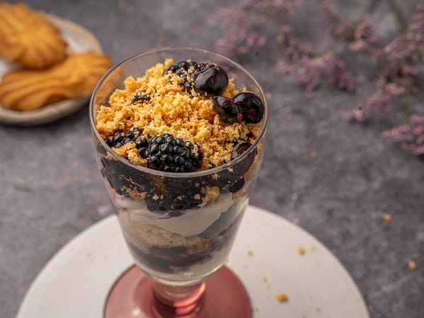 Lentetoetje met mascarpone en vlierbloesem